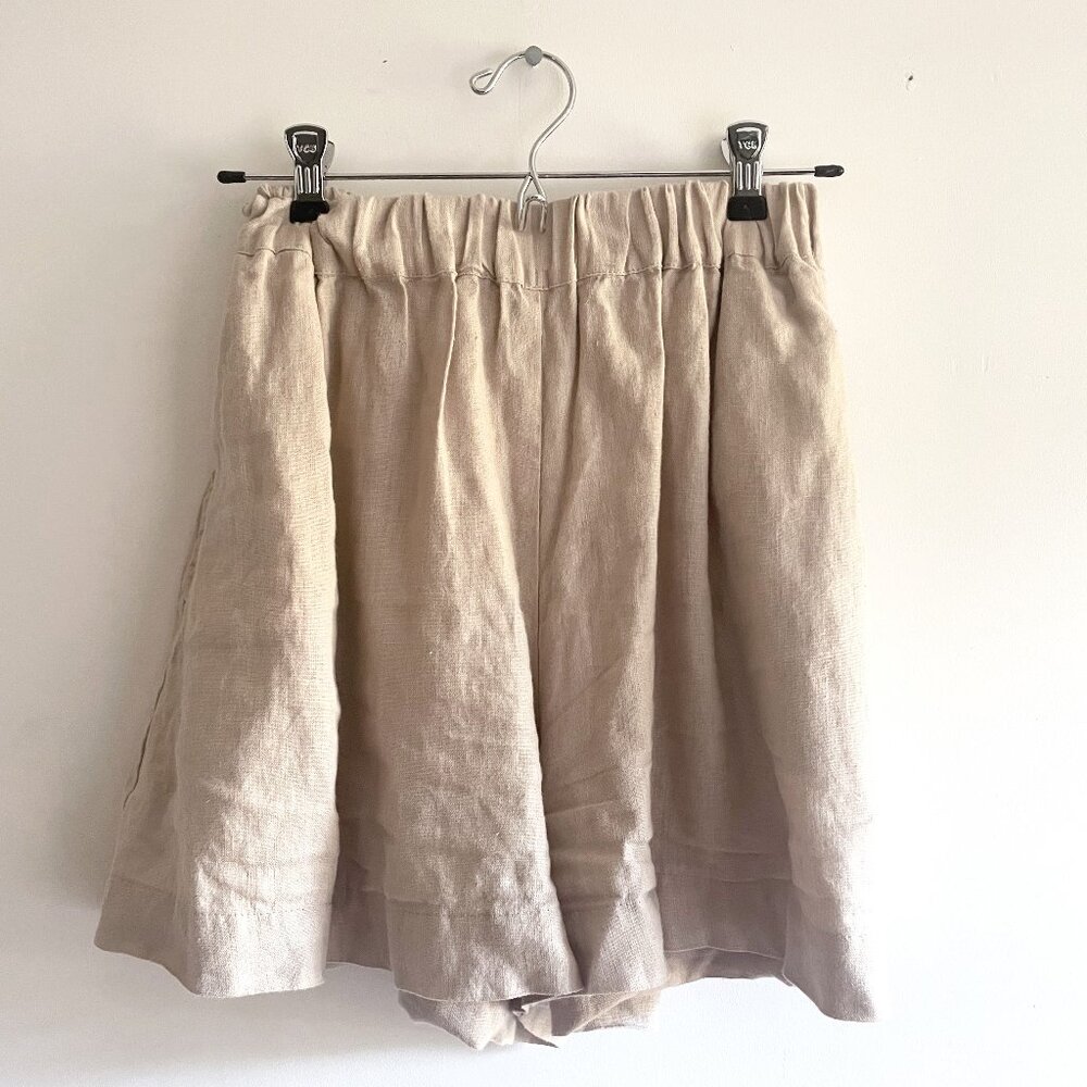 Linenfox Kim Linen Shorts in Beige xs
